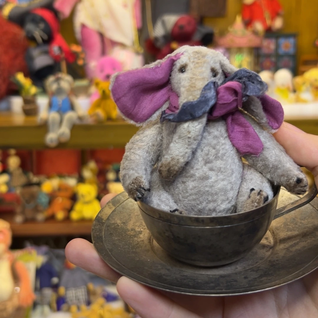 布艺艺术家大象兔子小熊