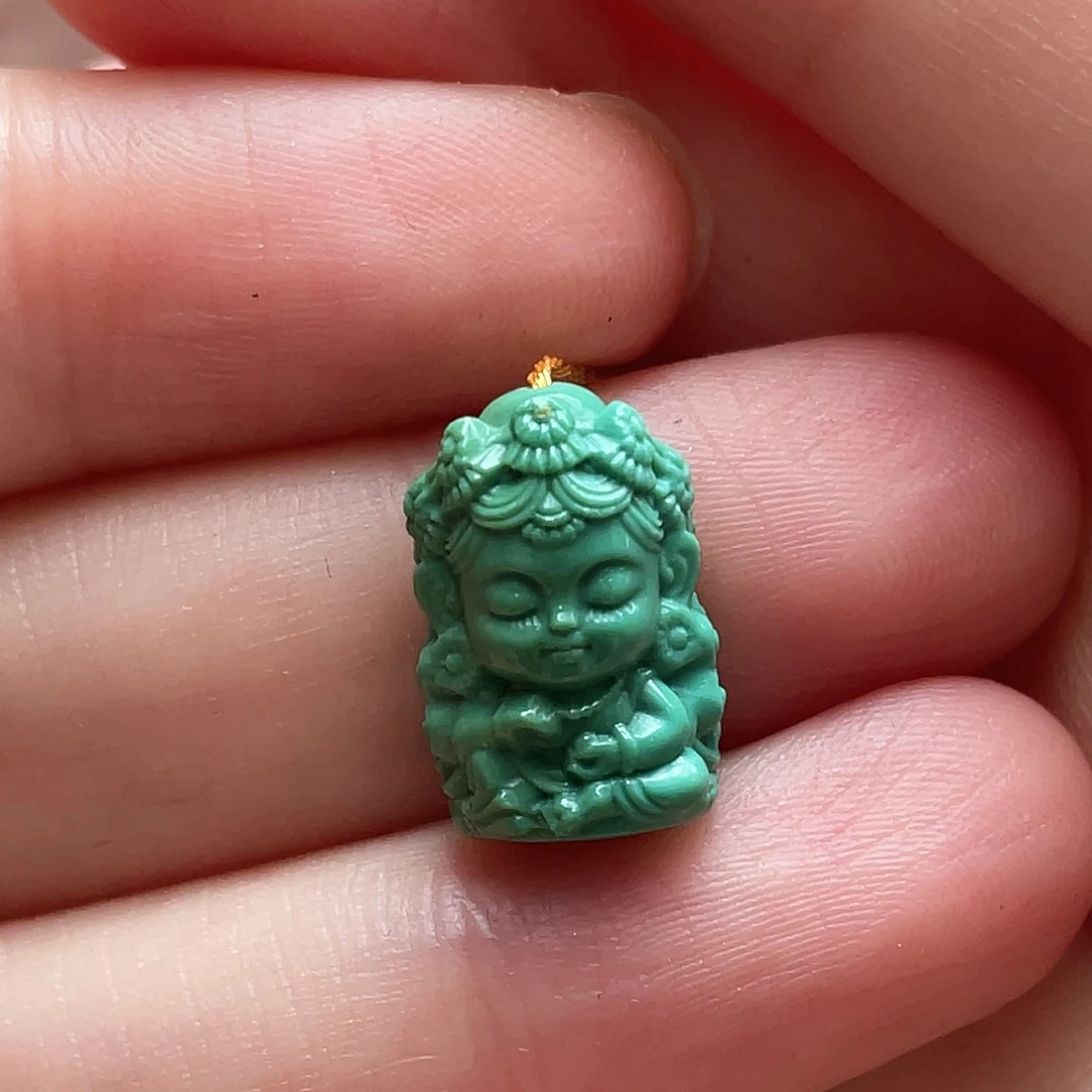 绿松石未镶嵌颈饰