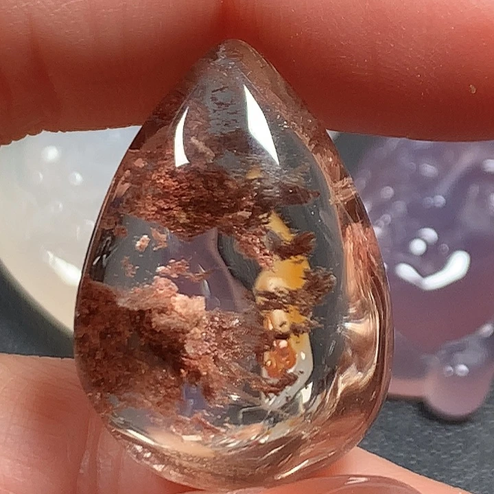 水晶吊坠(不含链)未镶嵌雪