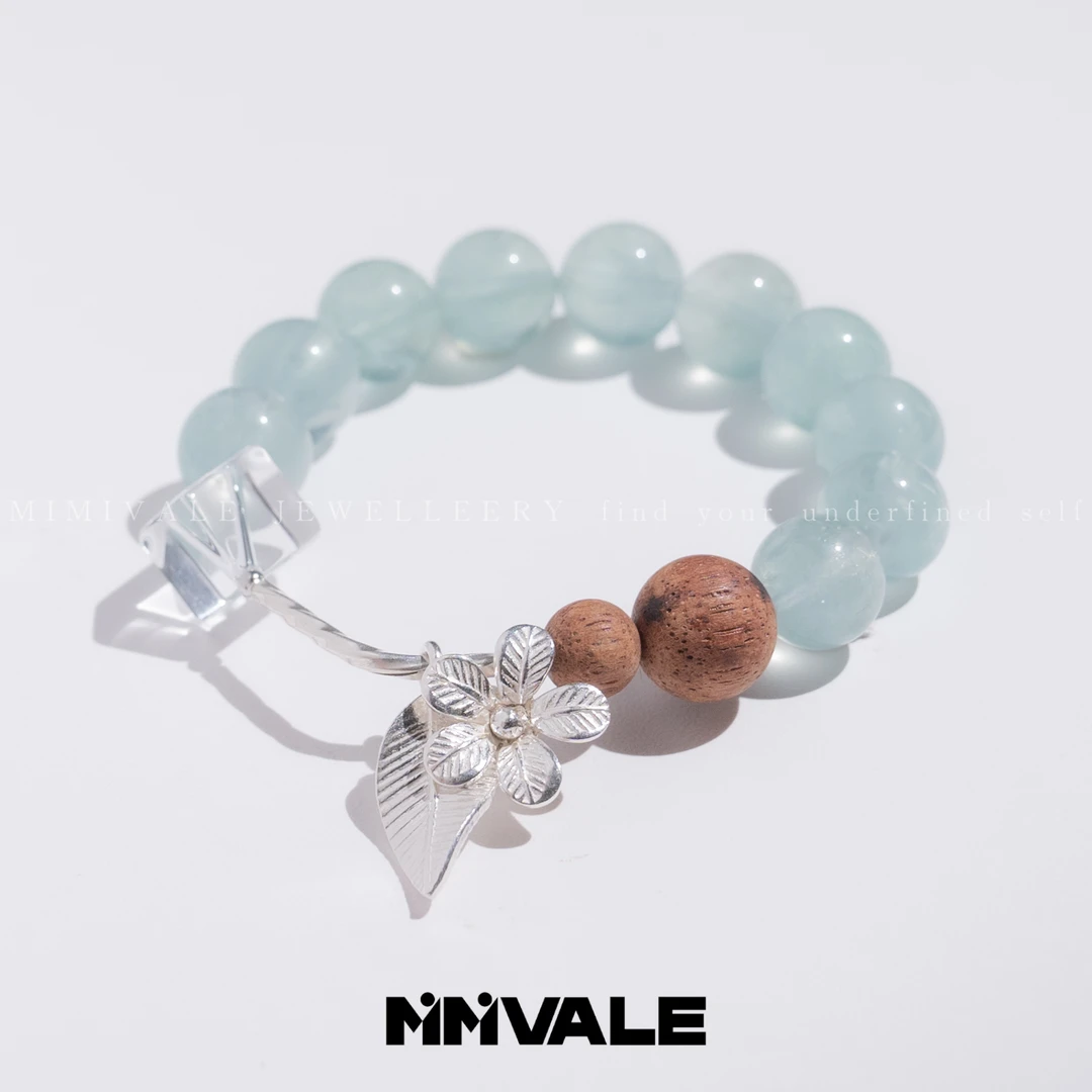 秘密山谷【花楹】原创设计拉丝萤石黄油麻丝降真香手串MMSG8345