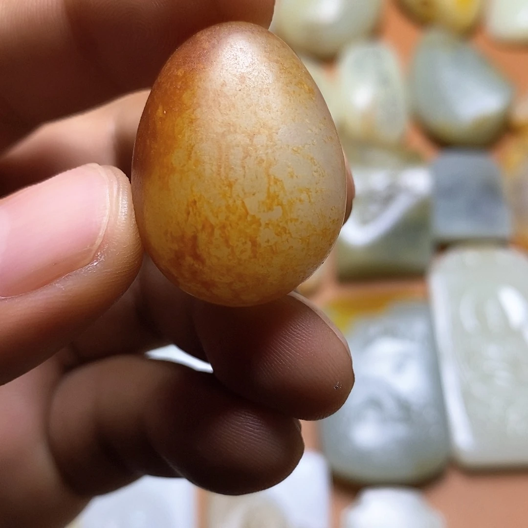 挂件未镶嵌定制和田玉岳****碎