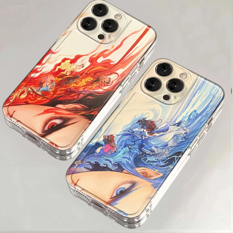 哪吒魔丸灵珠适用iPhone16小米15华为苹果14promax软手机壳12太空