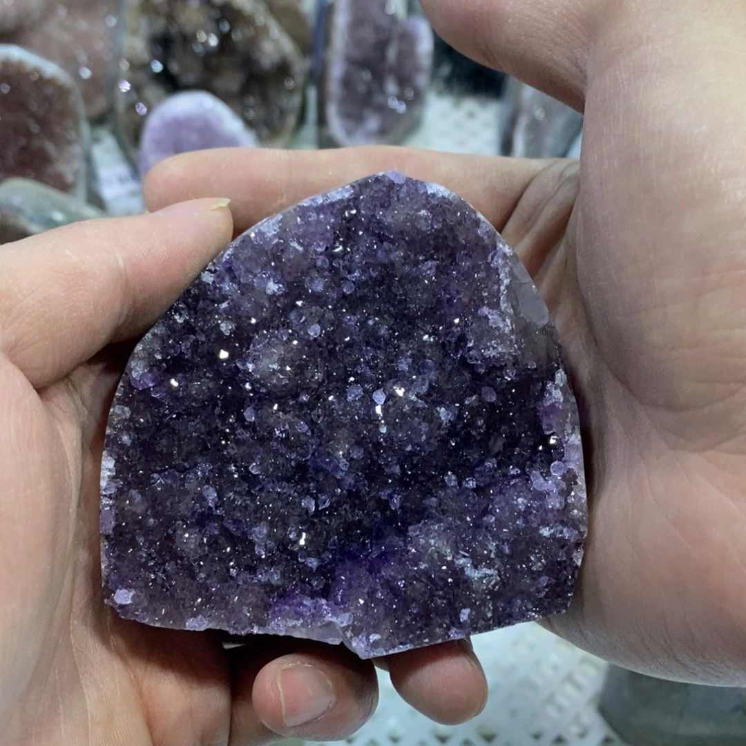 紫晶摆件摆件未镶嵌