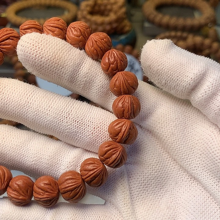 手串桃核秦岭龙纹