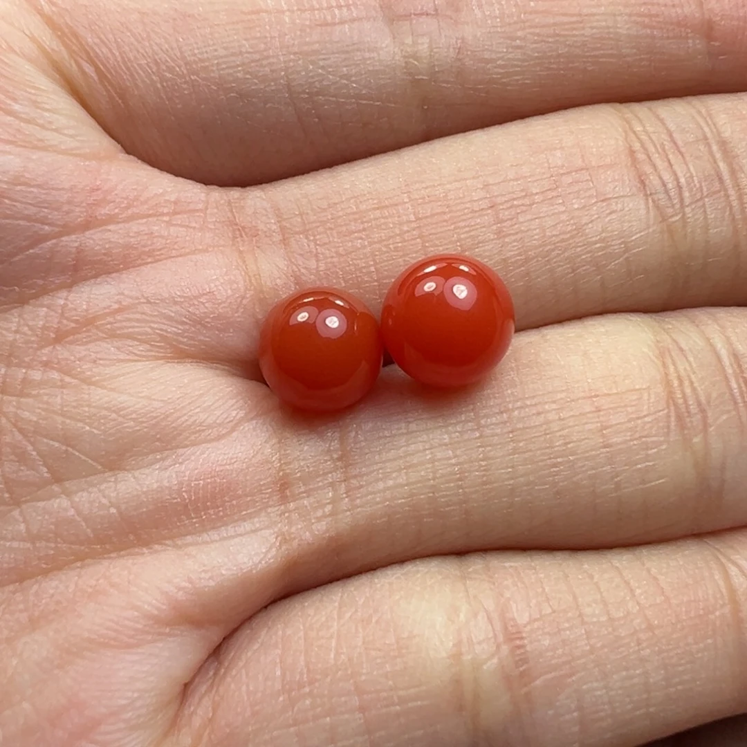 南红玛瑙未镶嵌珠子