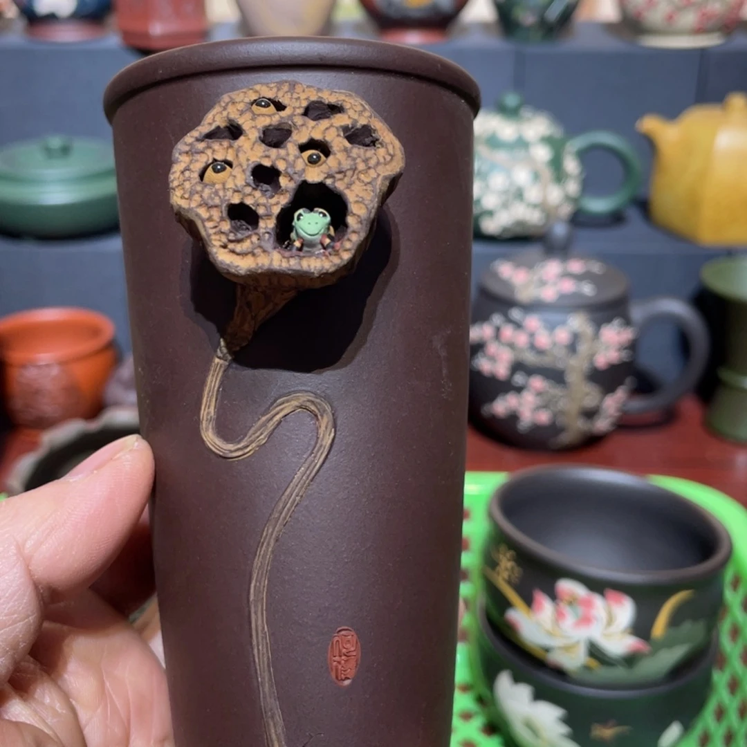 原矿紫砂手工主人杯