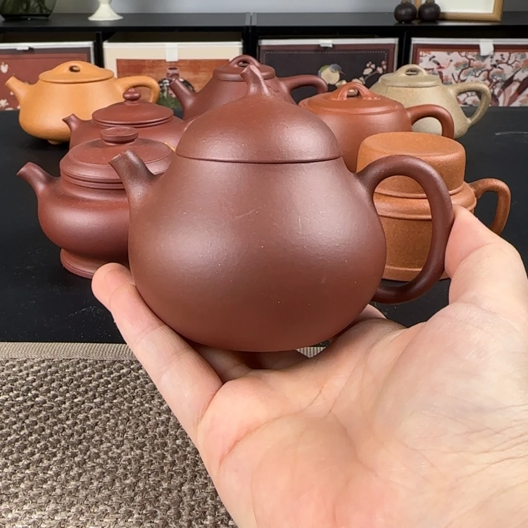 紫砂茶壶微瑕茄瓜