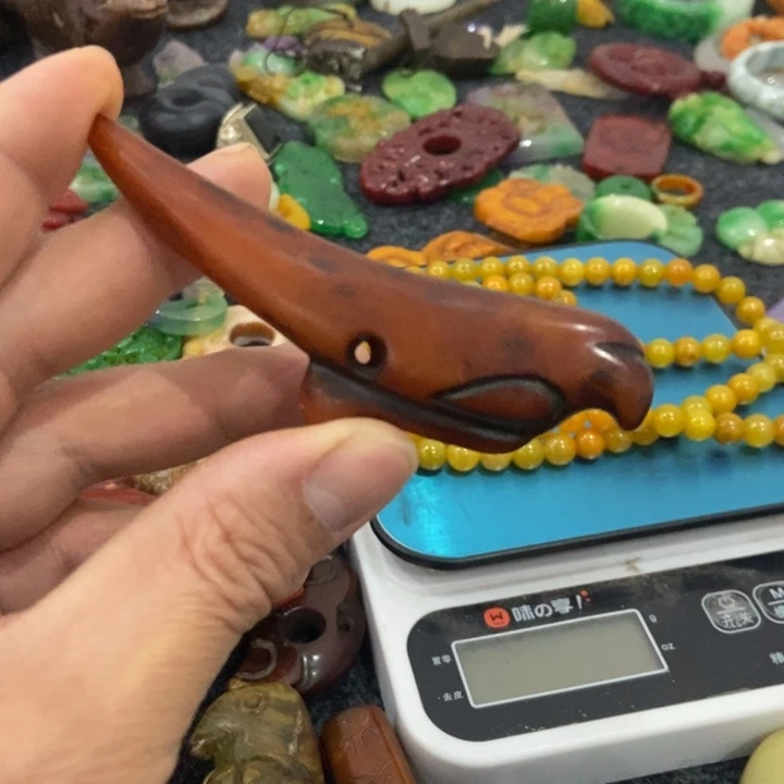 白玉菩提吊坠摆件