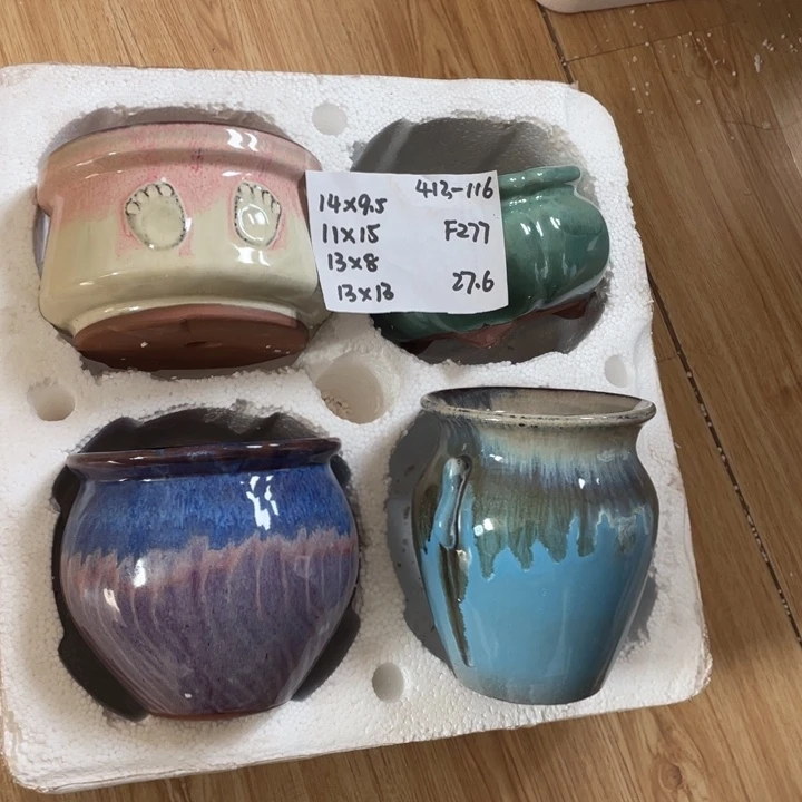 粗陶多肉花盆微瑕116