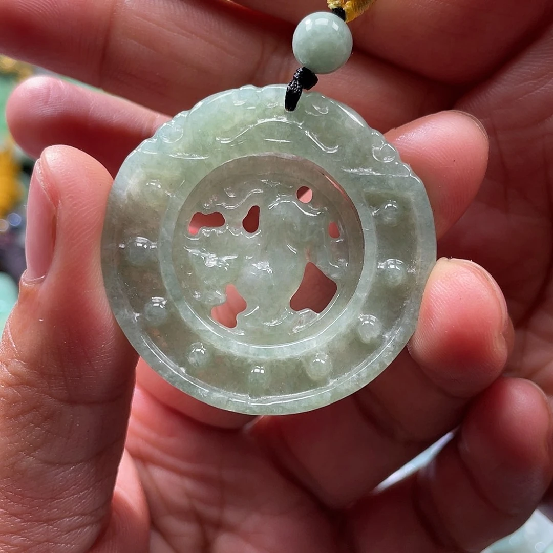 翡翠未镶嵌颈饰翡玉缘翡翠