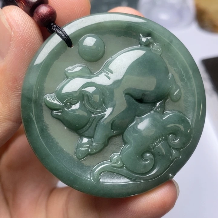 颈饰未镶嵌翡翠翡翠