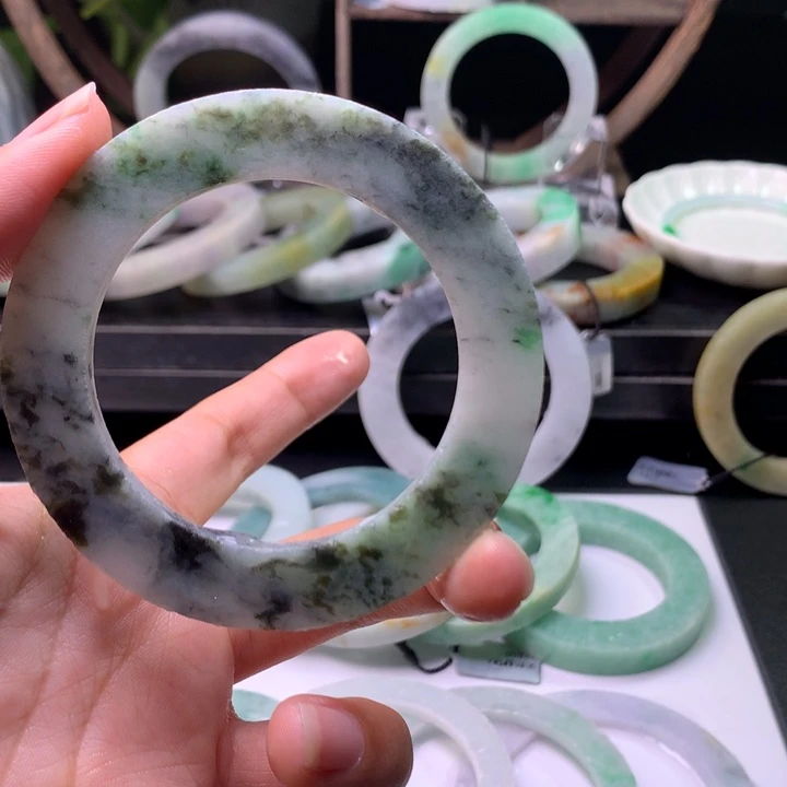 定制翡翠翡翠未镶嵌青*