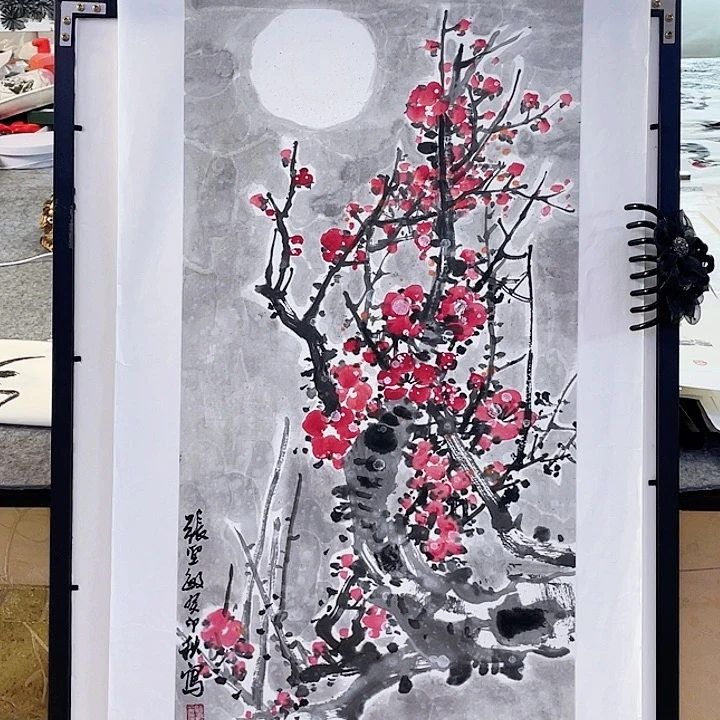 国画张圣敏先生纯手绘作品