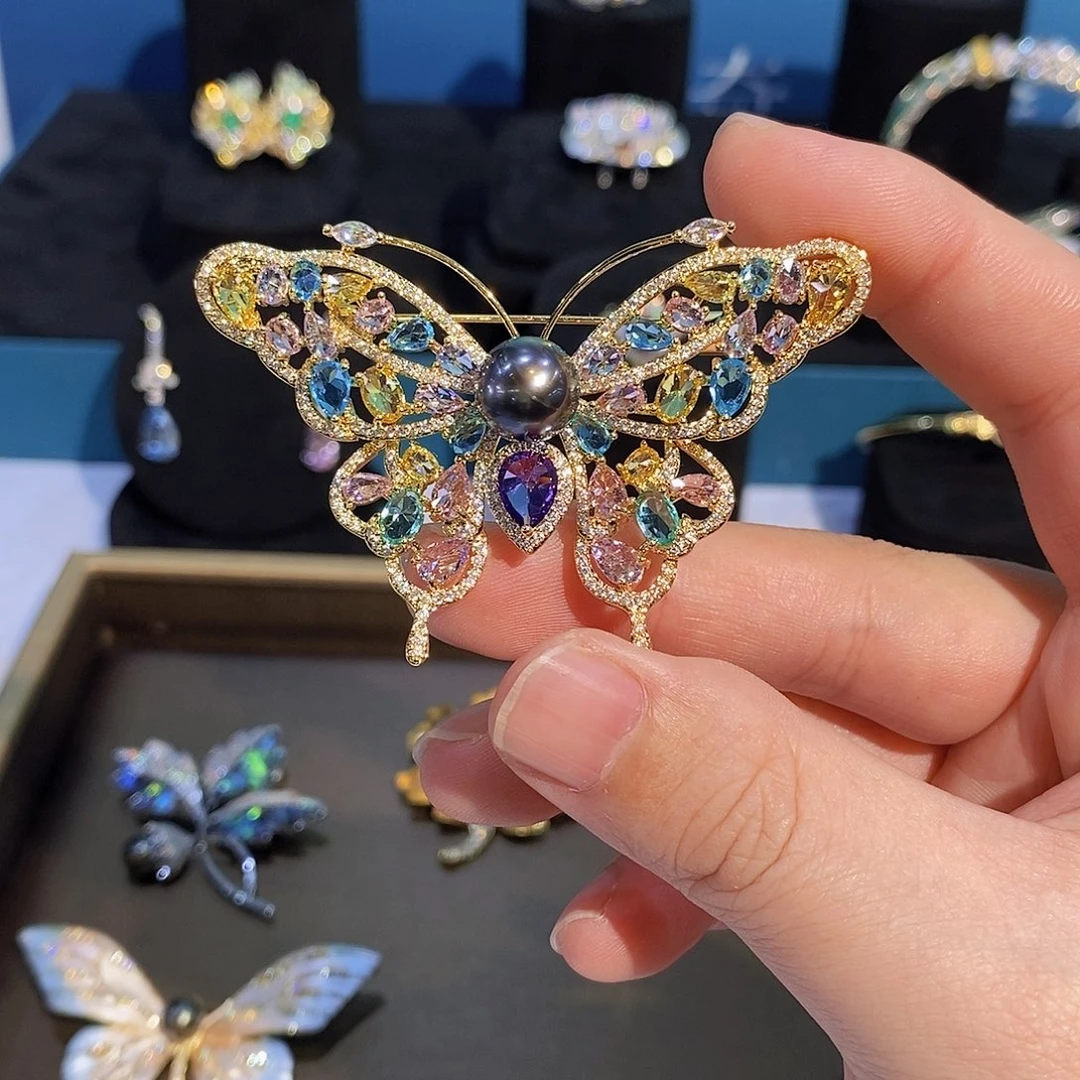 王***懿胸针合金海水珍珠