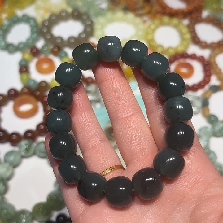 蛇纹石玉未镶嵌手串