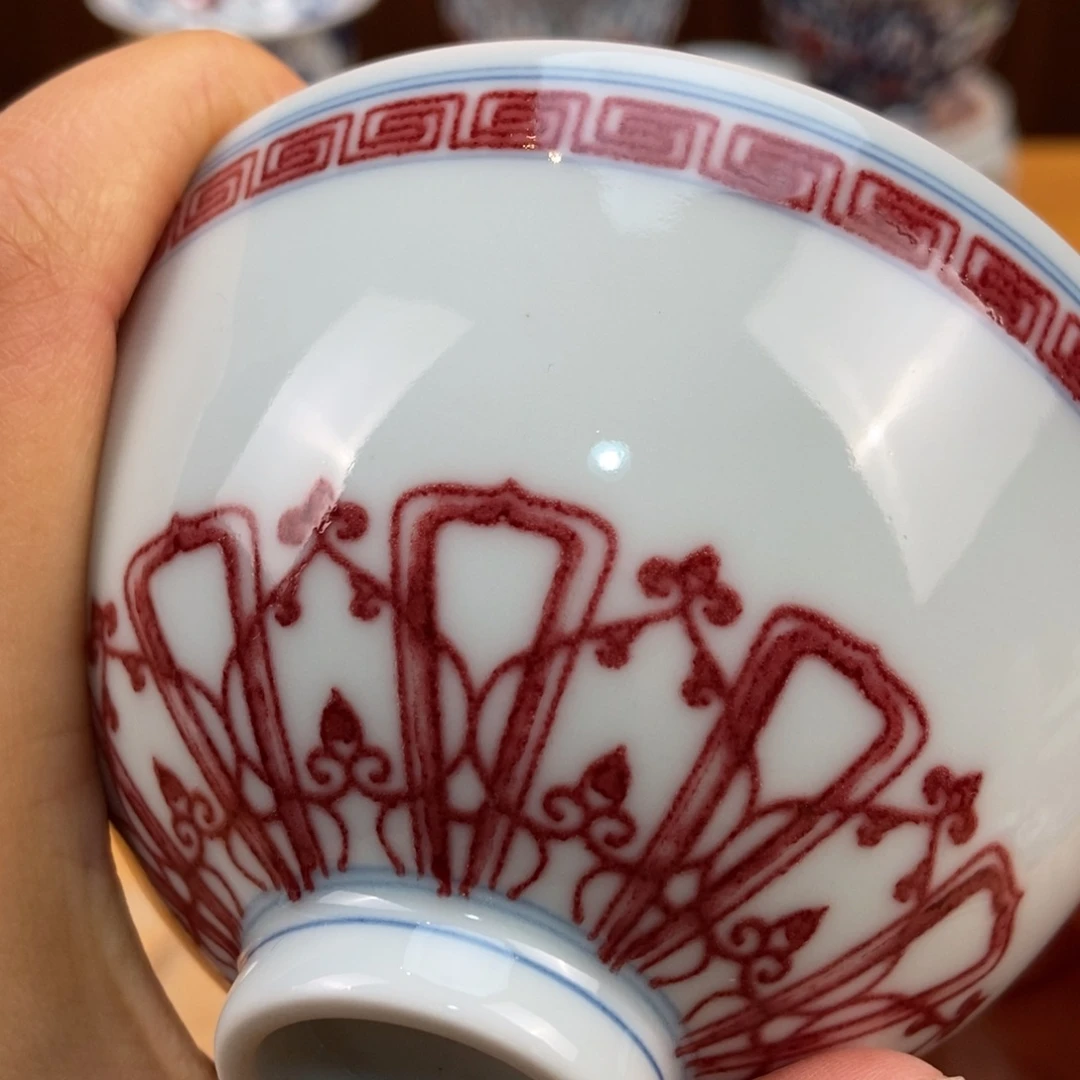 手绘现代茶具非古董