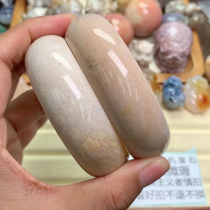 硅化珊瑚（珊瑚玉）未镶嵌颈饰f**u61-63圈口有瑕