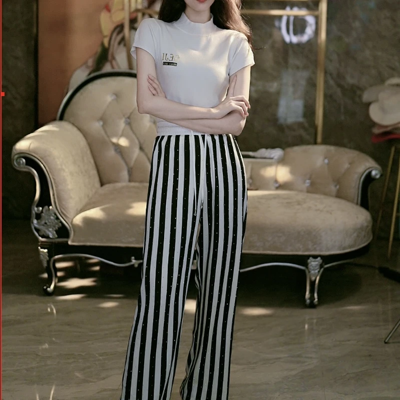 SEJI/瑟纪【戴安妮小姐】休闲气质直筒裤