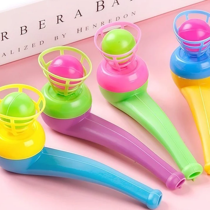 创意80后经典怀旧悬空悬浮平衡吹球器玩具儿童节日益智魔术球礼