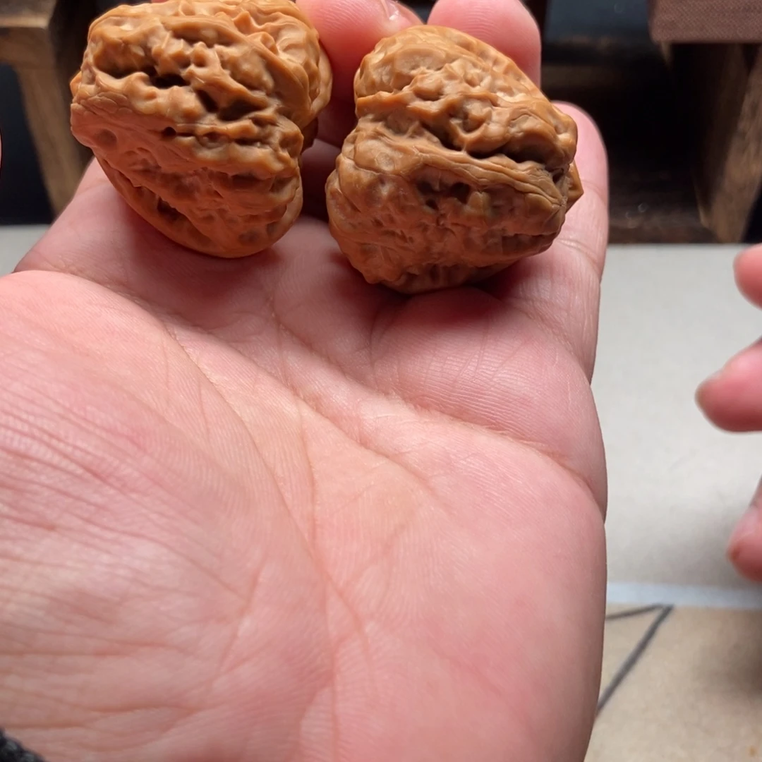 恒***制吊坠文玩核桃38蛙蛙