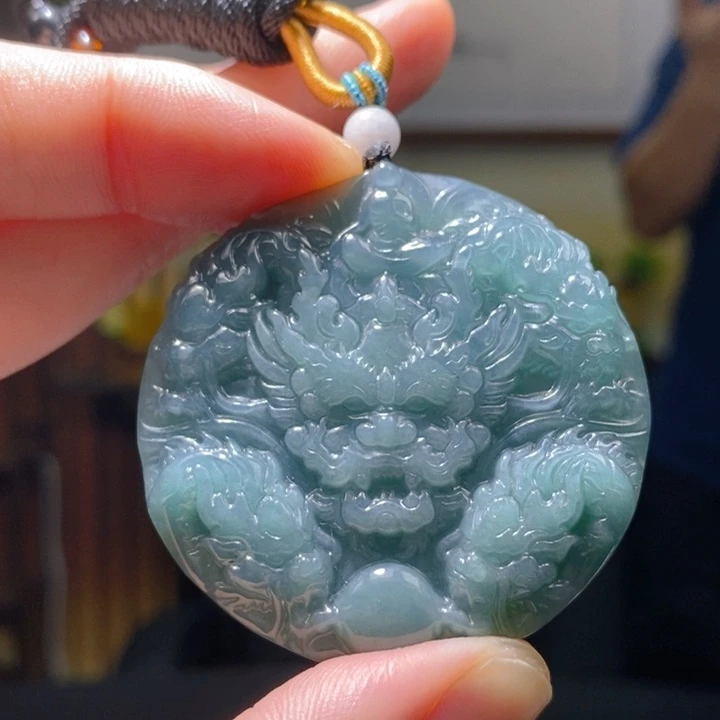翡翠未镶嵌颈饰天然a货翡翠