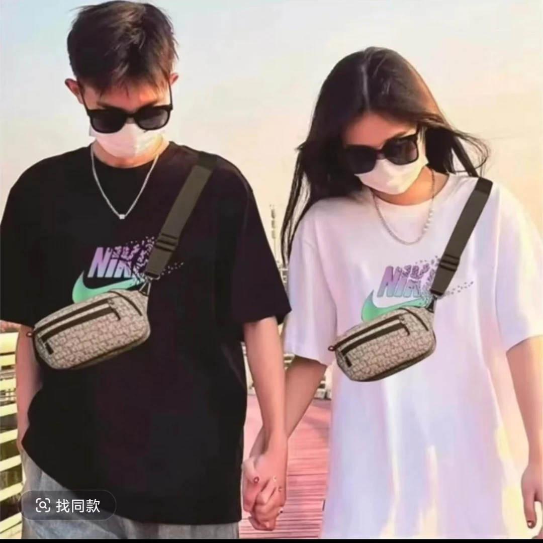 316【一折粉丝福利】潮牌男女同款圆领百搭T恤