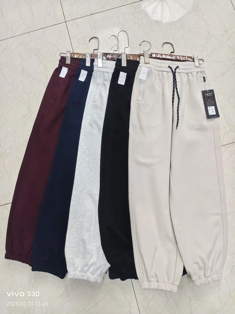 8851束脚口棉卫裤薄绒秋冬款裤长94-96cm左右