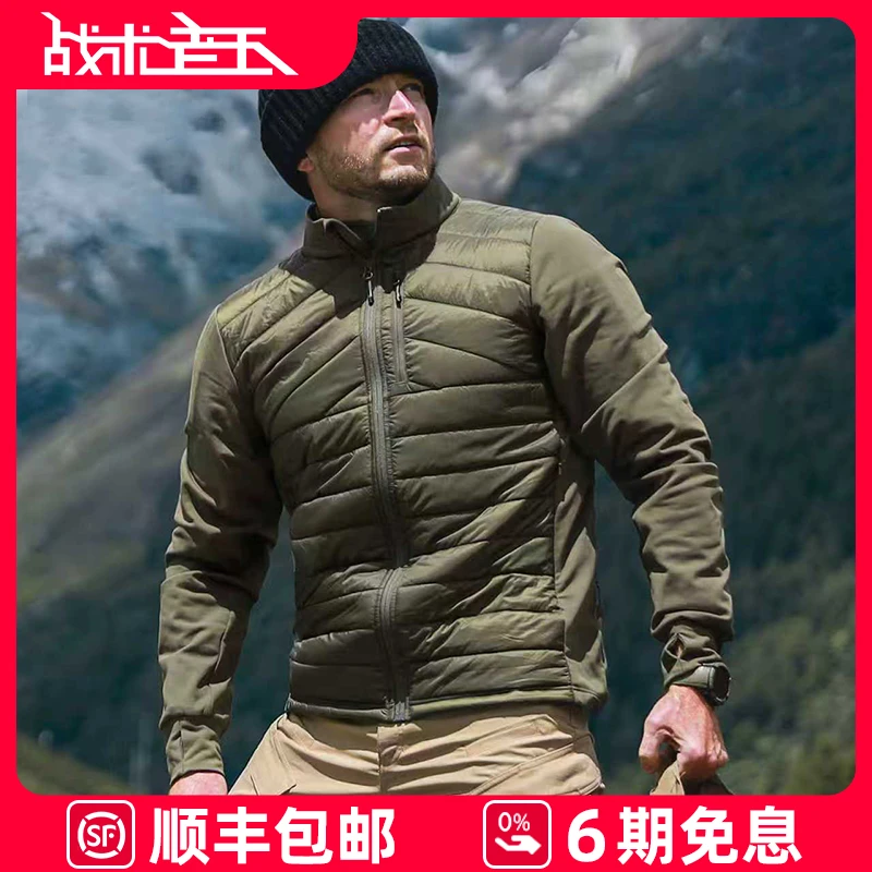 爱默生雪豹战术棉服冬季户外登山防风防寒保暖中间层外套轻薄棉衣