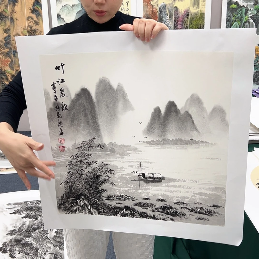国画宣纸国画纯手绘作品