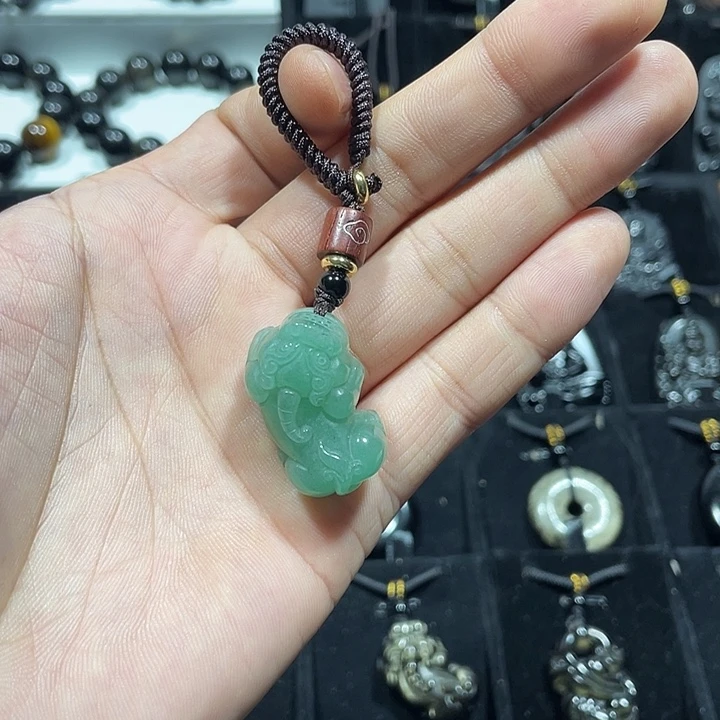 查罗石合金颈饰貔貅钥匙扣包挂