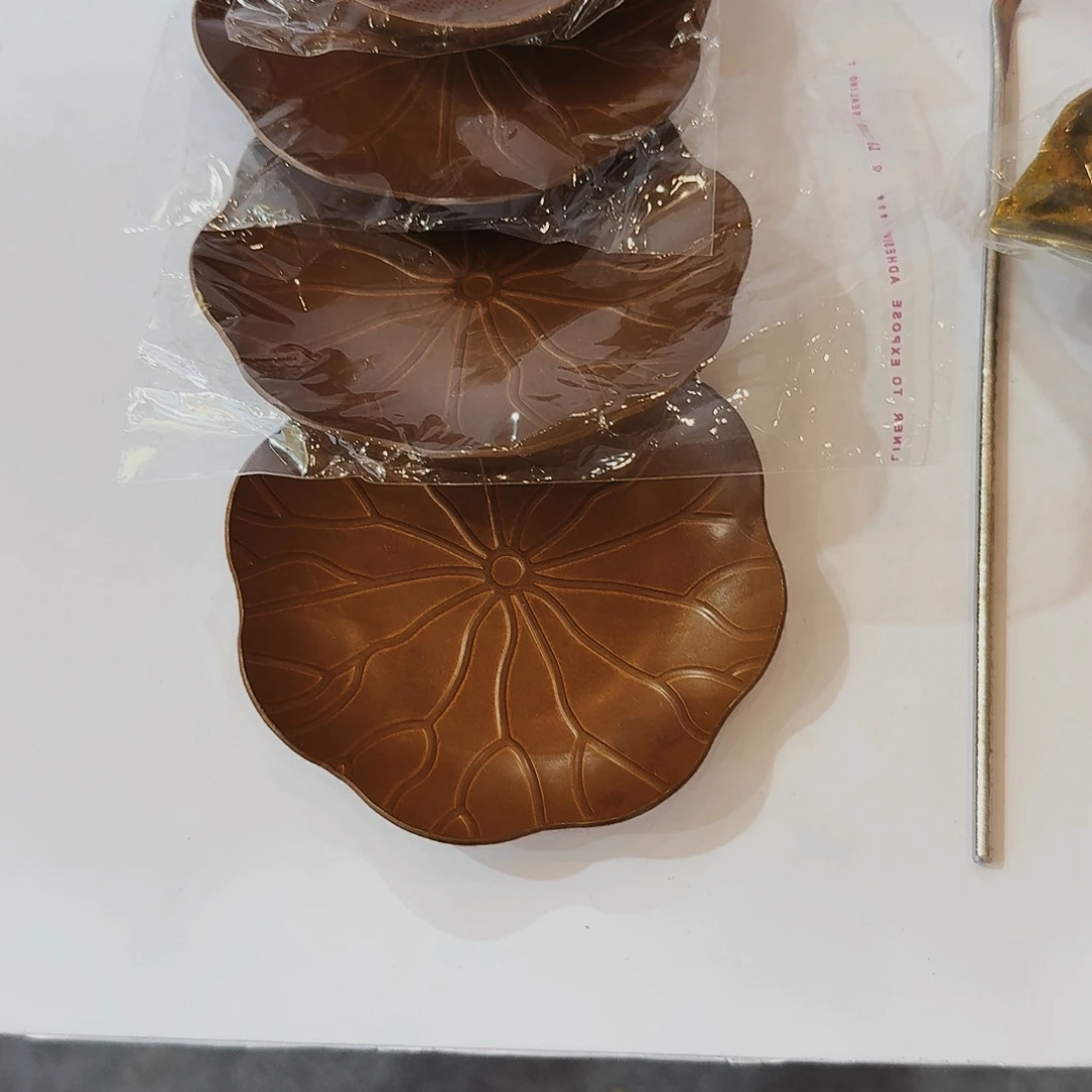 白***杨杯垫3个葫芦茶漏一个