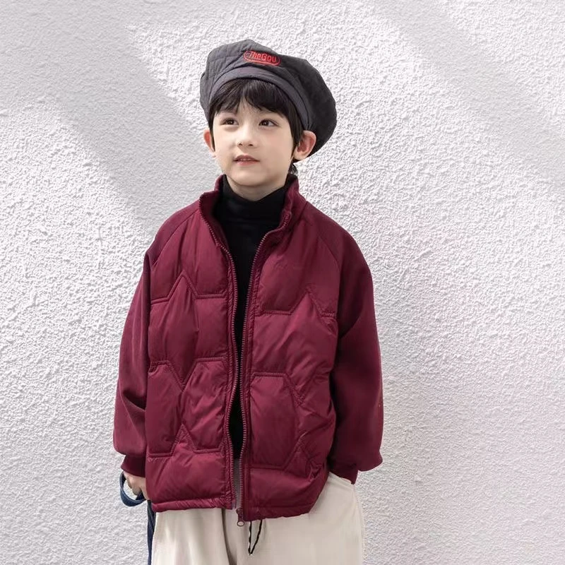（校服神器）内穿加厚羽绒服服男女同款针织袖