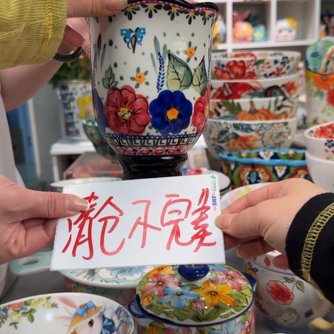 陶瓷清仓花束筷子桶一只