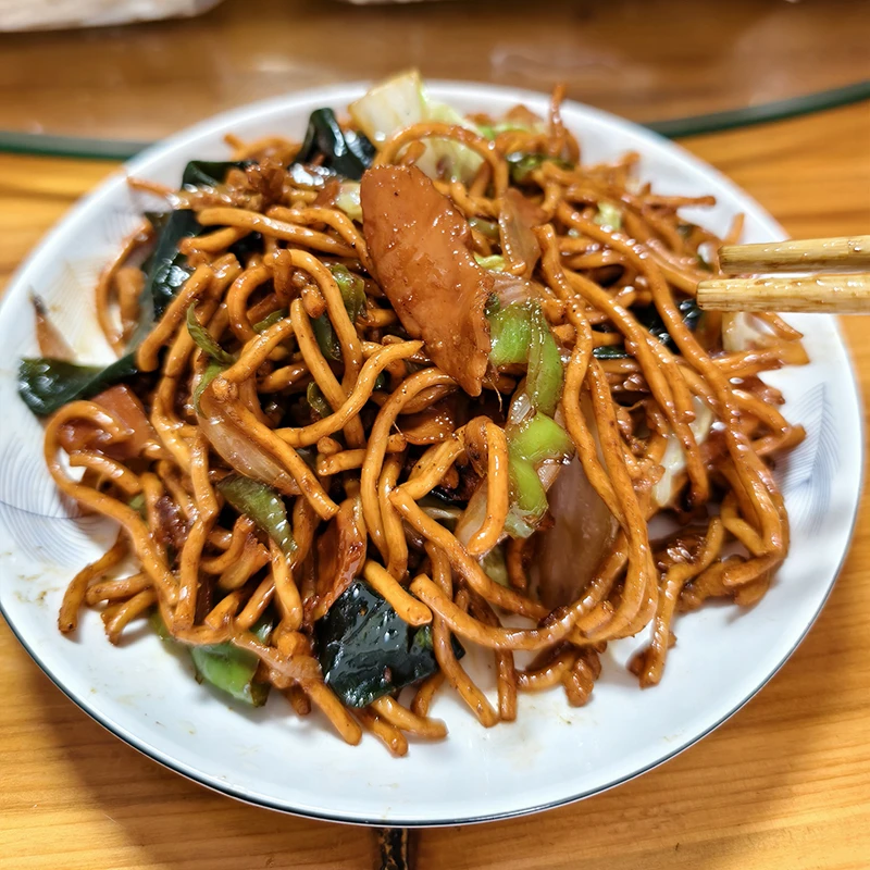 炒面安徽老味道半成品光面速食免煮宣城家乡味道【散装秤重不真空】