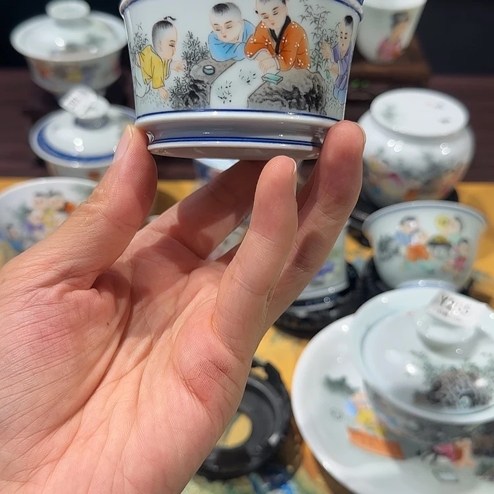 真****景德镇陶瓷手绘作品