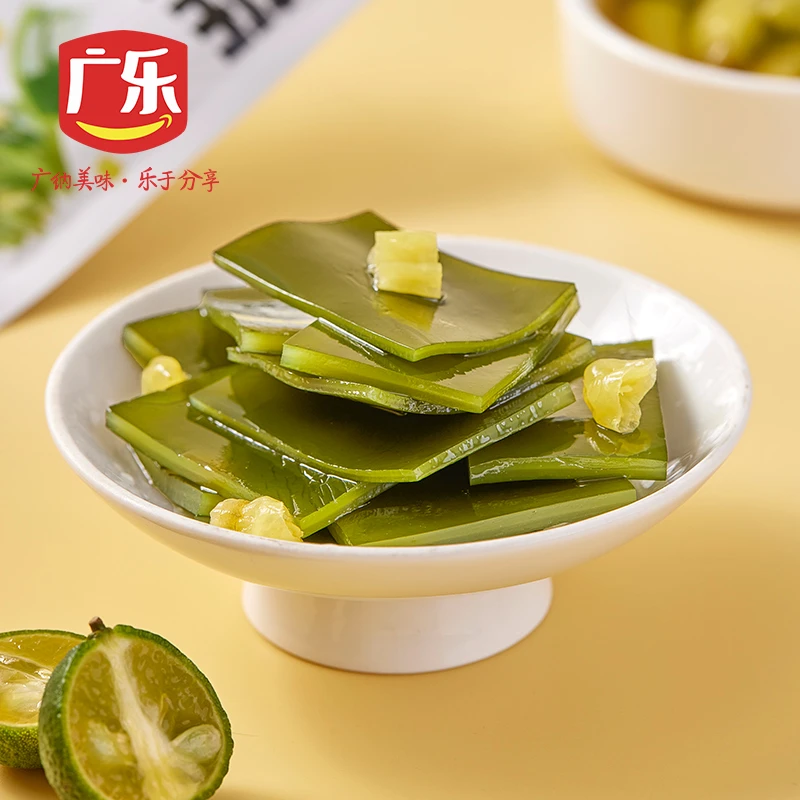 (发15袋)广乐泡椒海带0脂低卡小零食海带片辣味休闲小吃下饭菜dsp