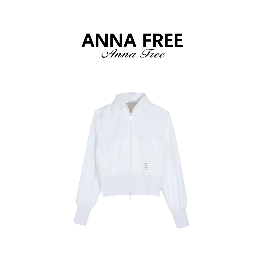 ANNA FREE 时尚翻领休闲常规长袖短外套潮流百搭ZCE25036