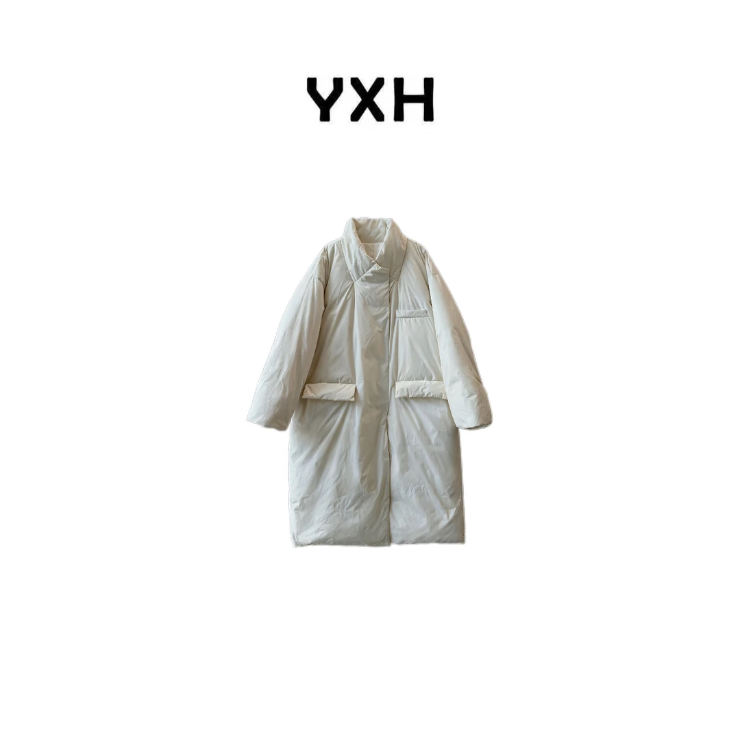 JZ 2025新款时尚百搭长款90白鹅绒服JZ77216