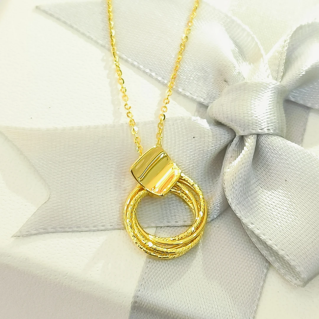 足金999方糖时尚项链4.85g