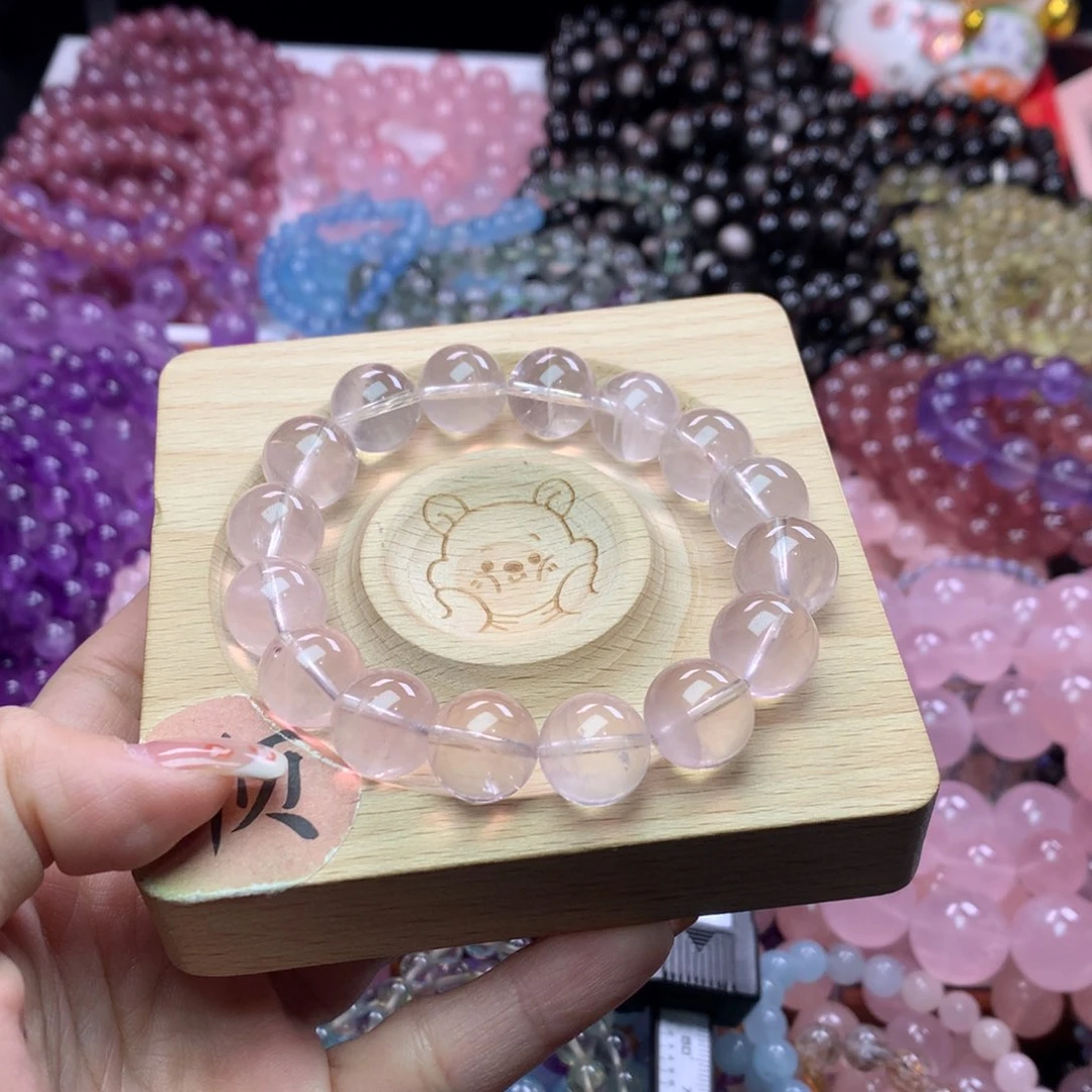 水晶手链未镶嵌莫粉卡13