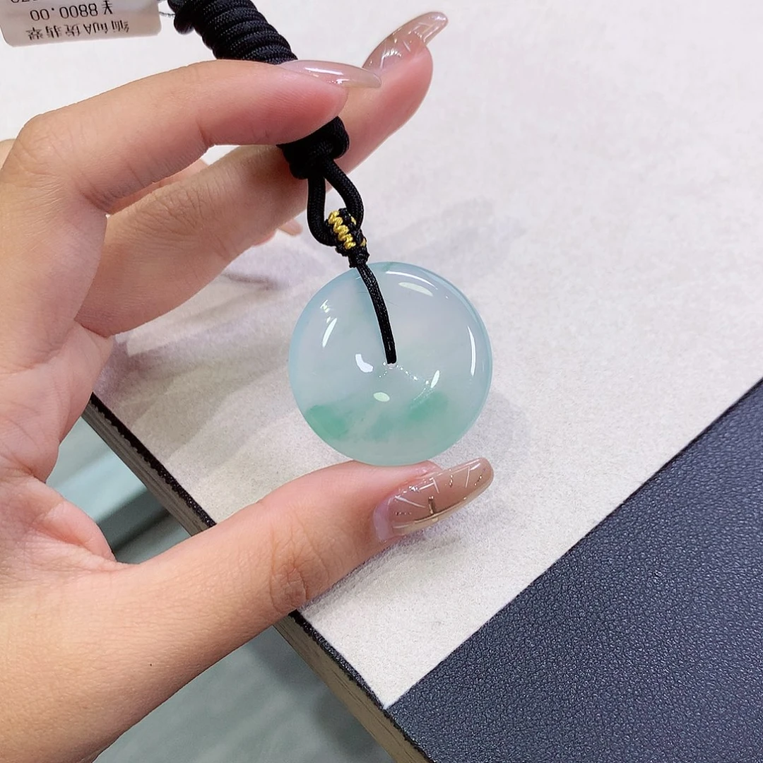 翡翠未镶嵌吊坠(不含链)39.5-6.2