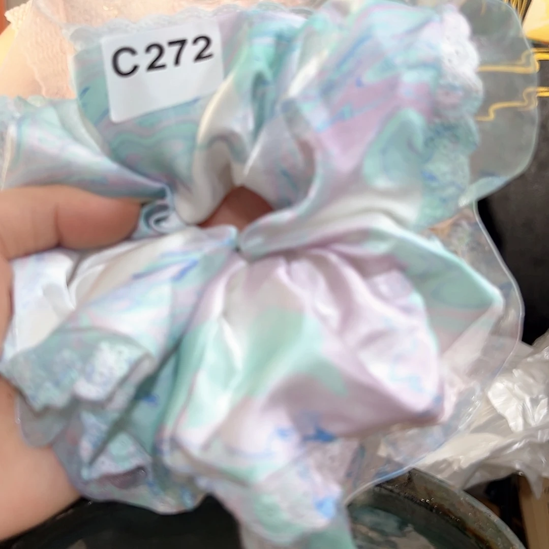 孟**?272大蕾丝发圈手作