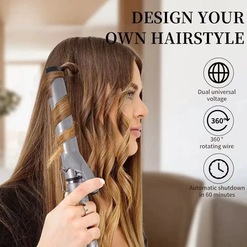 【微瑕】外贸品质理发师直发梳 +大波浪卷发棒 +锡纸烫发棒3件套