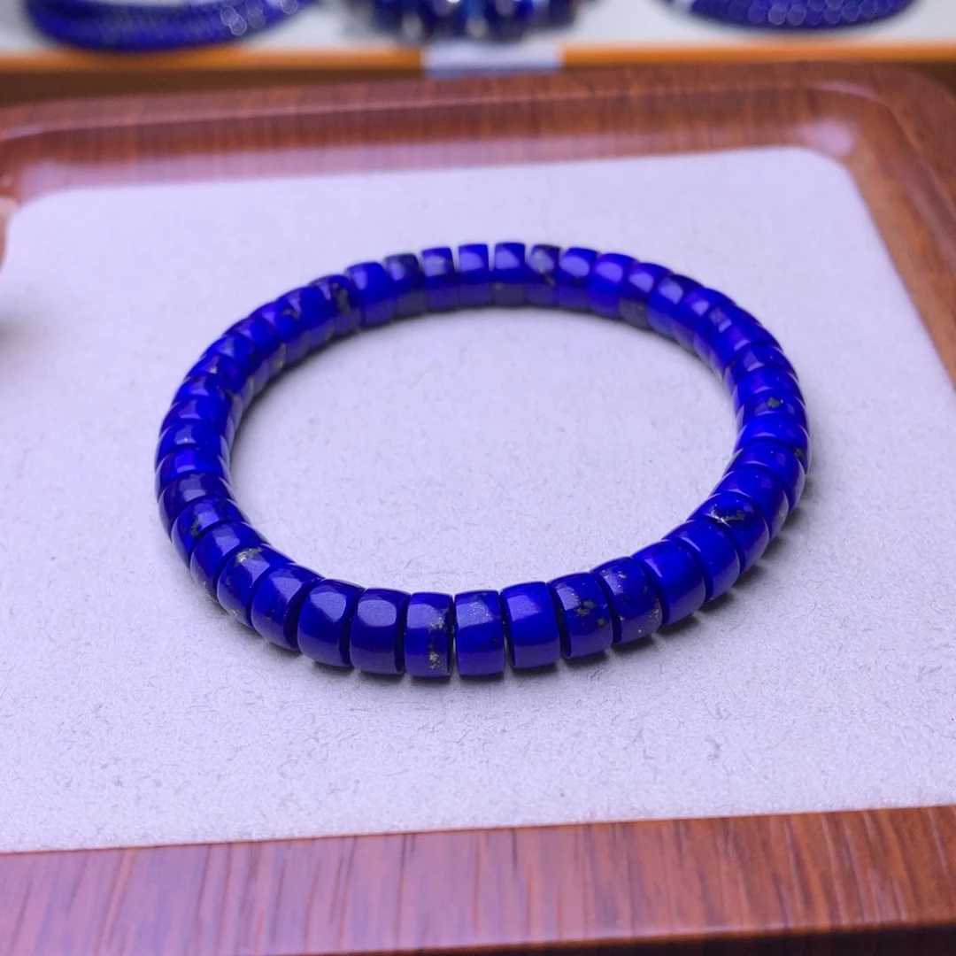 青金石未镶嵌手串7mm