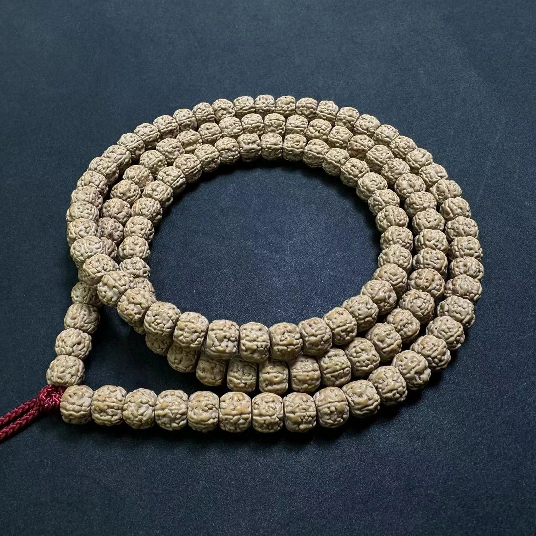 t0022【藏式一代龙】定制款盘龙纹小金刚108文玩长串（送工具）