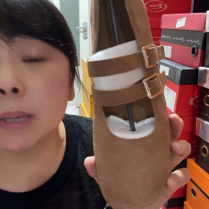 趴***t包头凉鞋3817-55棕色38