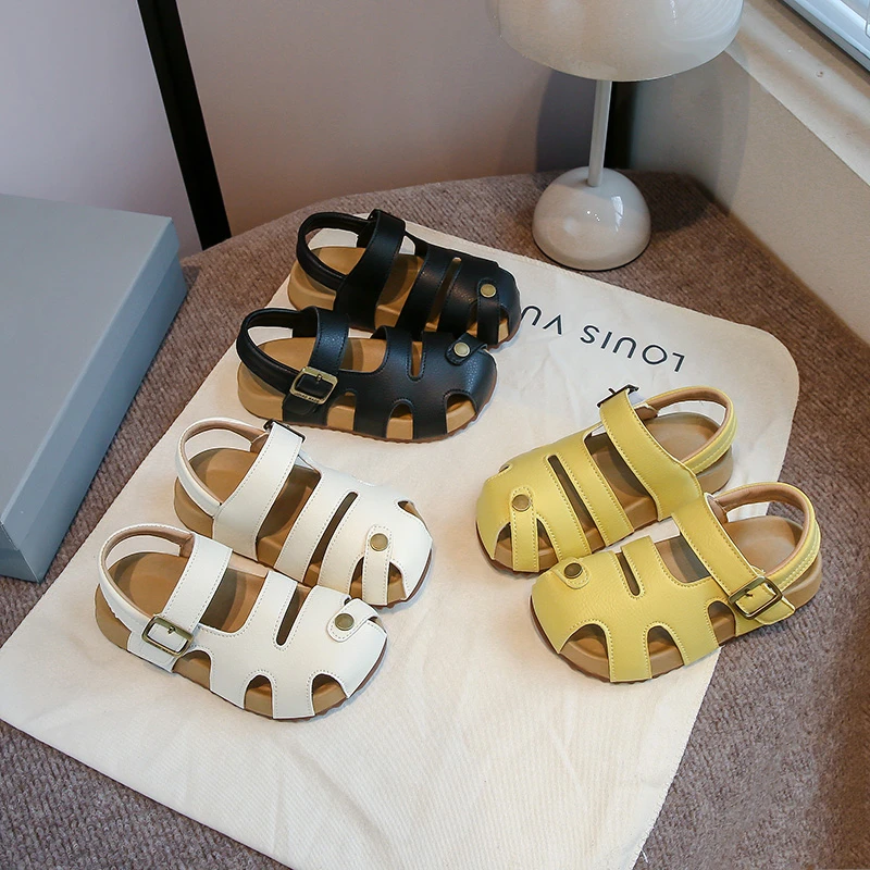 儿童凉鞋2025夏季新款女童森系勃肯凉鞋韩版 沙滩鞋软底凉鞋 2525