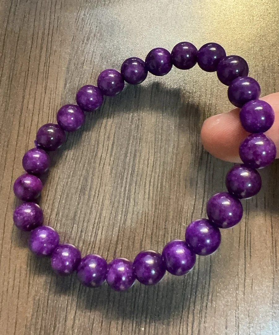 南非老料-帝王紫8mm手链经典时尚款手串可做散珠DIY