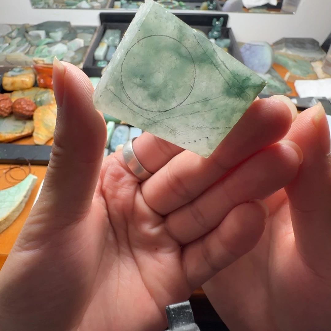 定制翡翠未镶嵌材料