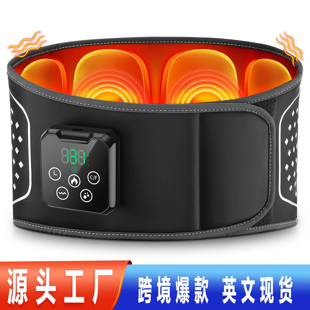 轻奢高级感腰部气压按摩仪无线多功能发热理疗护腰带智能腰疼腹部